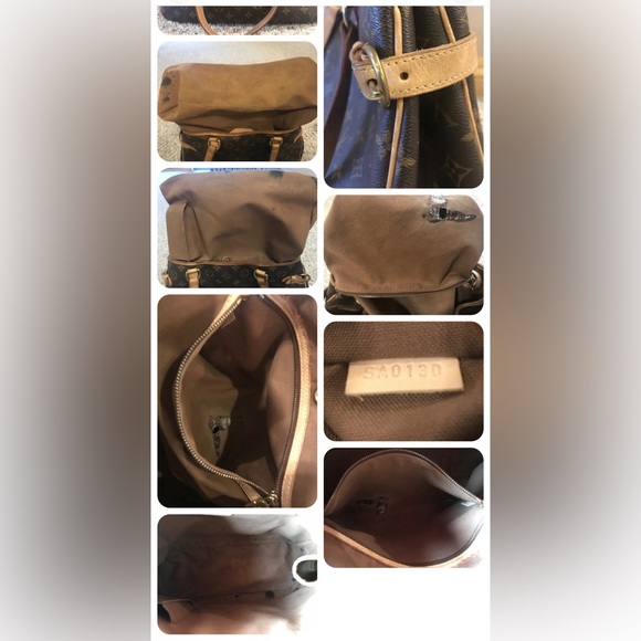 Louis Vuitton Brown Monogram Batignolles Horizontal Bag Shoulder Tote Used - Picture 3 of 3